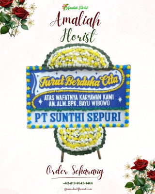 Papan Bunga Duka di Lorok Pakjo