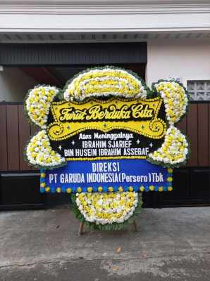 Papan Bunga Duka di Lorok Pakjo